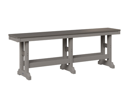 Berlin Gardens Garden Classic 66" Dining Bench, lifestyle photo 1