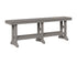 Berlin Gardens Garden Classic 66" Dining Bench in Light Gray
