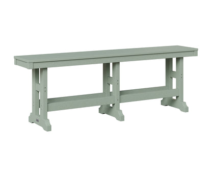 Berlin Gardens Garden Classic 66" Dining Bench in Sea Foam