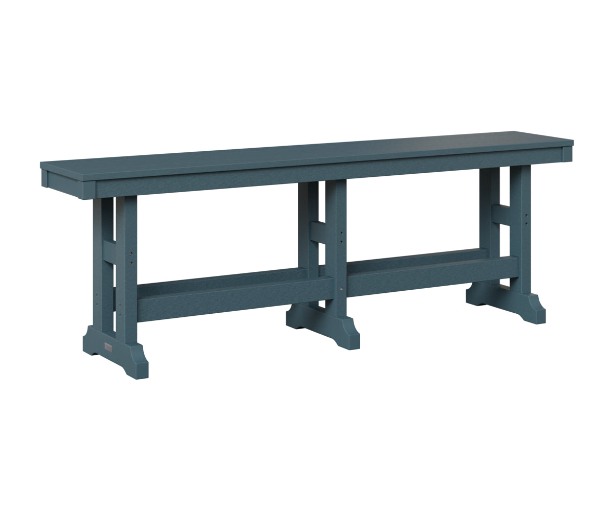 Berlin Gardens Garden Classic 66" Dining Bench in Slate