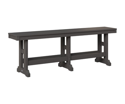 Berlin Gardens Garden Classic 66" Dining Bench in Smoke Gray