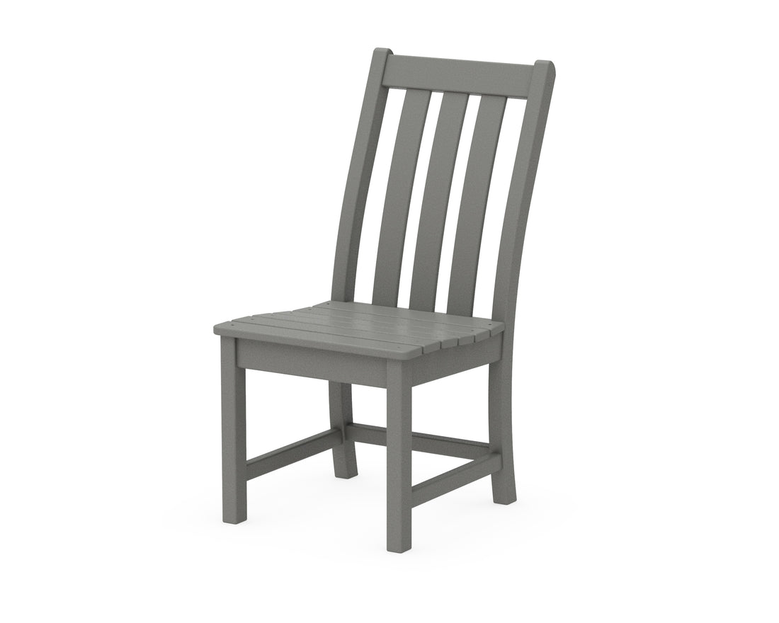 POLYWOOD Vineyard Dining Side Chair in Slate Grey