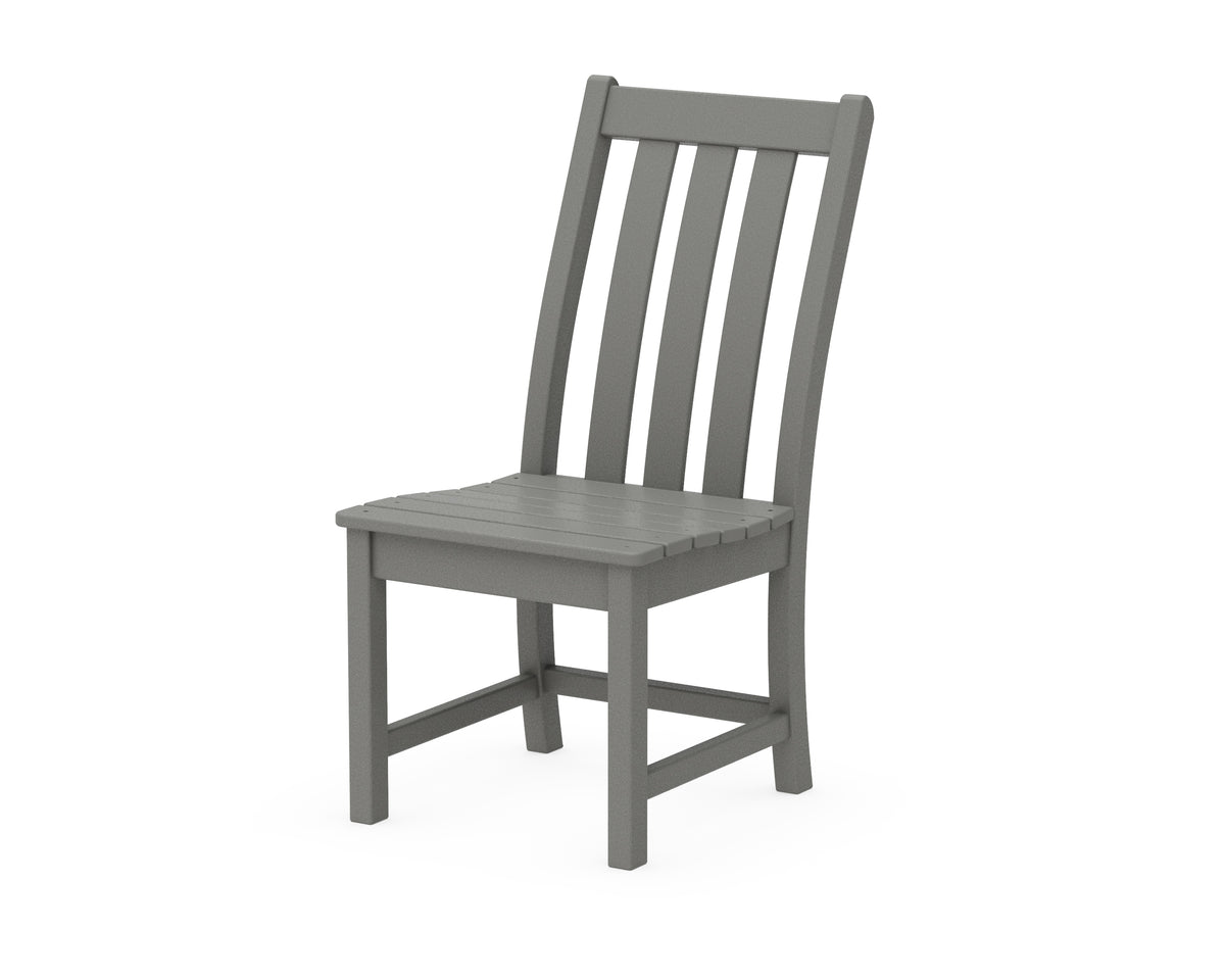 POLYWOOD Vineyard Dining Side Chair in Slate Grey