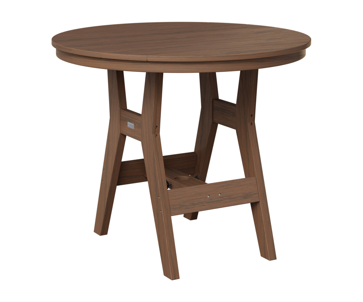 Berlin Gardens Harbor 38" Round Table in Brazilian Walnut