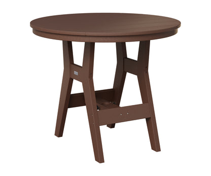 Berlin Gardens Harbor 38" Round Table in Chocolate Brown