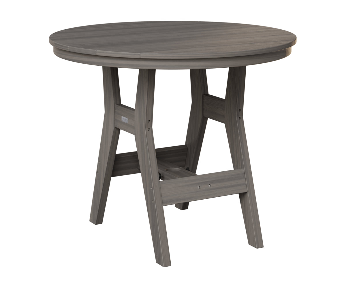 Berlin Gardens Harbor 38" Round Table in Coastal Gray