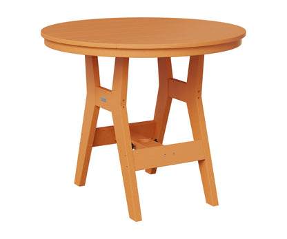 Berlin Gardens Harbor 38" Round Table in Mango Orange
