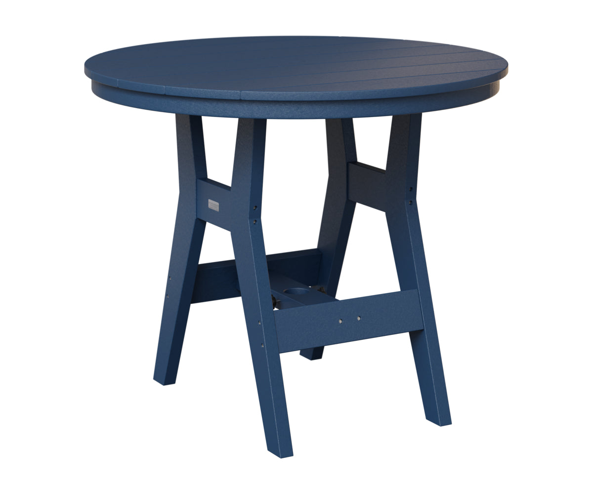 Berlin Gardens Harbor 38" Round Table in Navy Blue