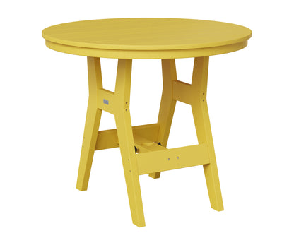 Berlin Gardens Harbor 38" Round Table in Sunburst Yellow