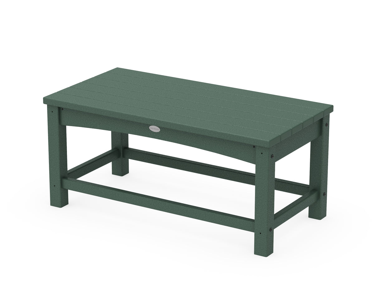 POLYWOOD Club Coffee Table in Green