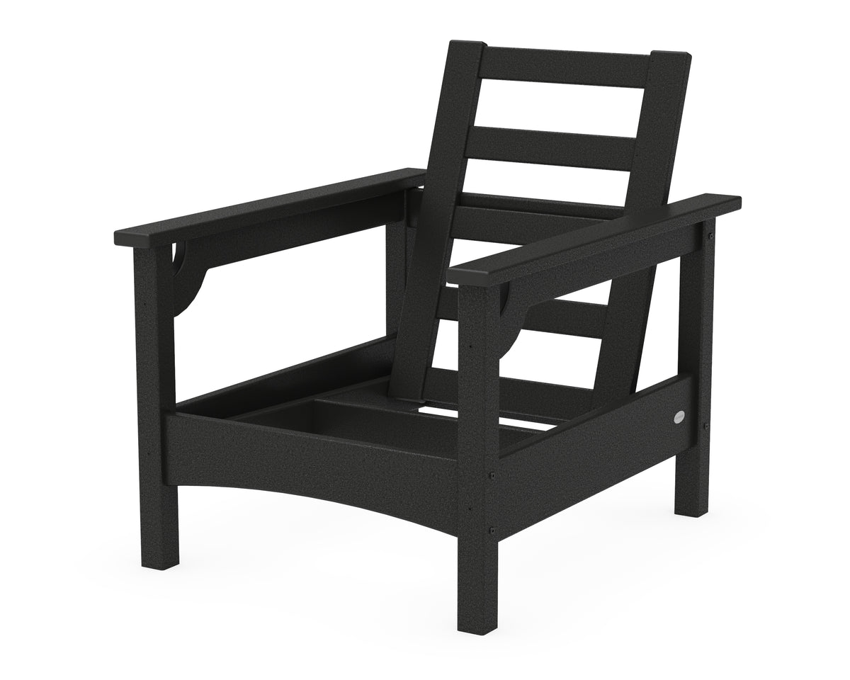 POLYWOOD Club Chair Frame in Black