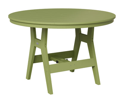 Berlin Gardens Harbor 48" Round Table in Kiwi Green