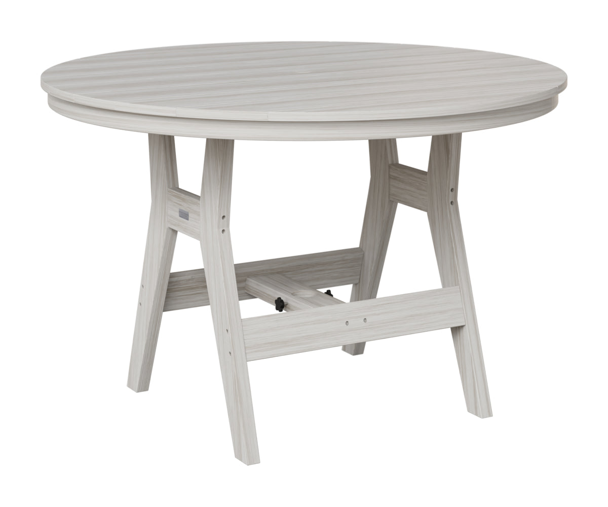 Berlin Gardens Harbor 48" Round Table in Seashell