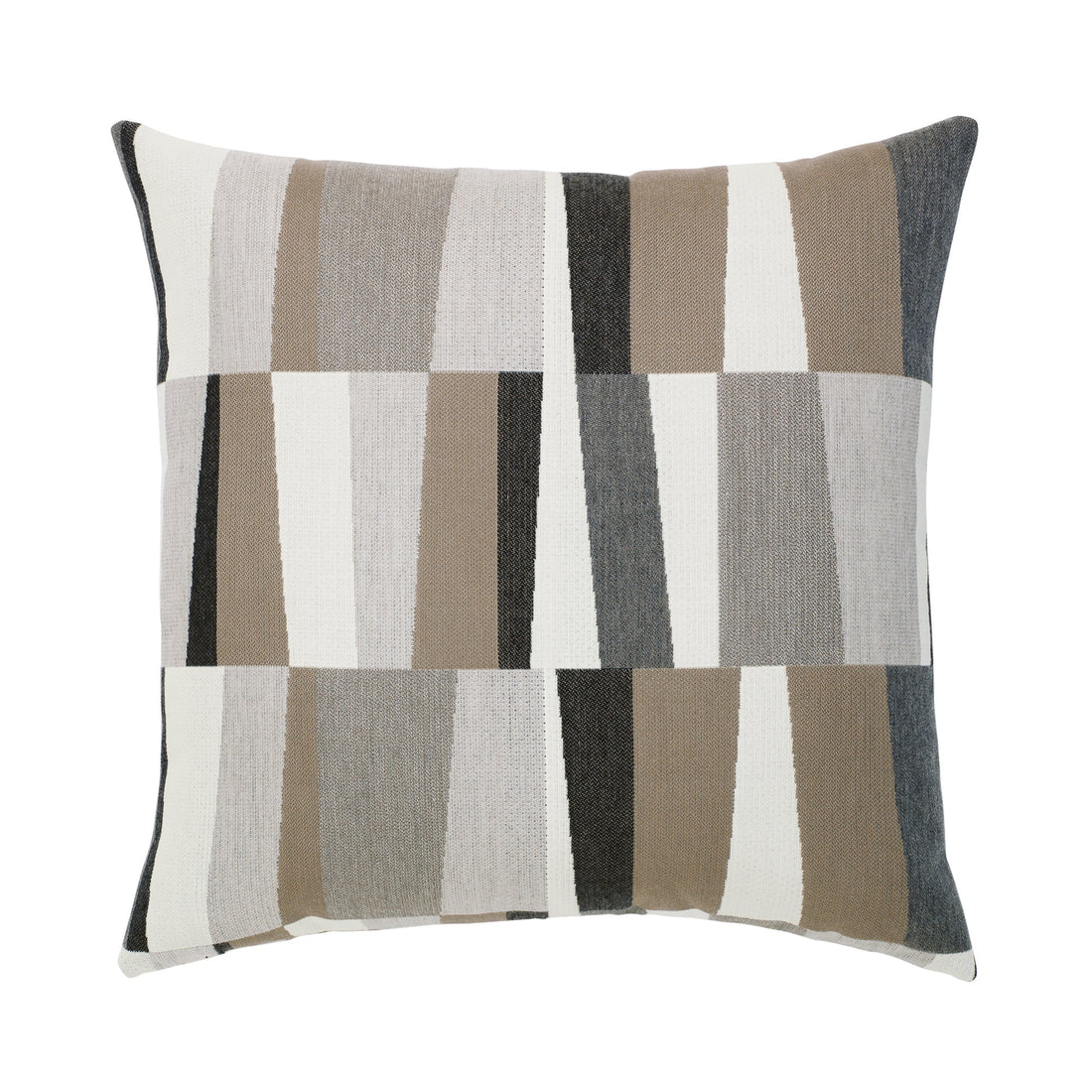 Elaine Smith Strata Grigio outdoor pillow, gray - view 2