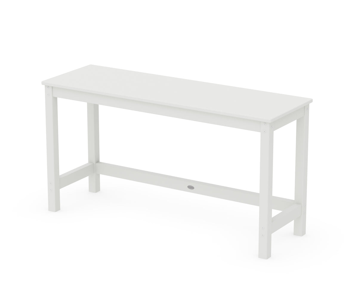 POLYWOOD Studio Balcony Table in White