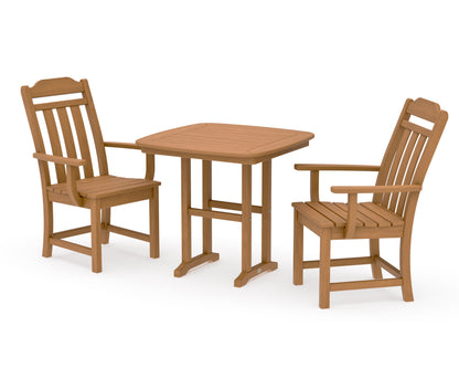 POLYWOOD Cottage 3-Piece Dining Set in Natural