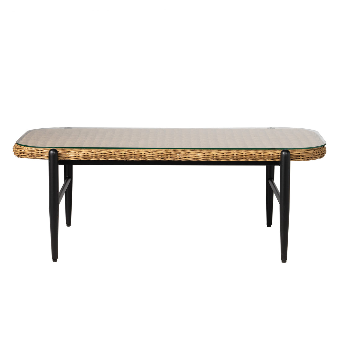 Lloyd Flanders Galloway 50" Rectangular Cocktail Table, lifestyle photo 2