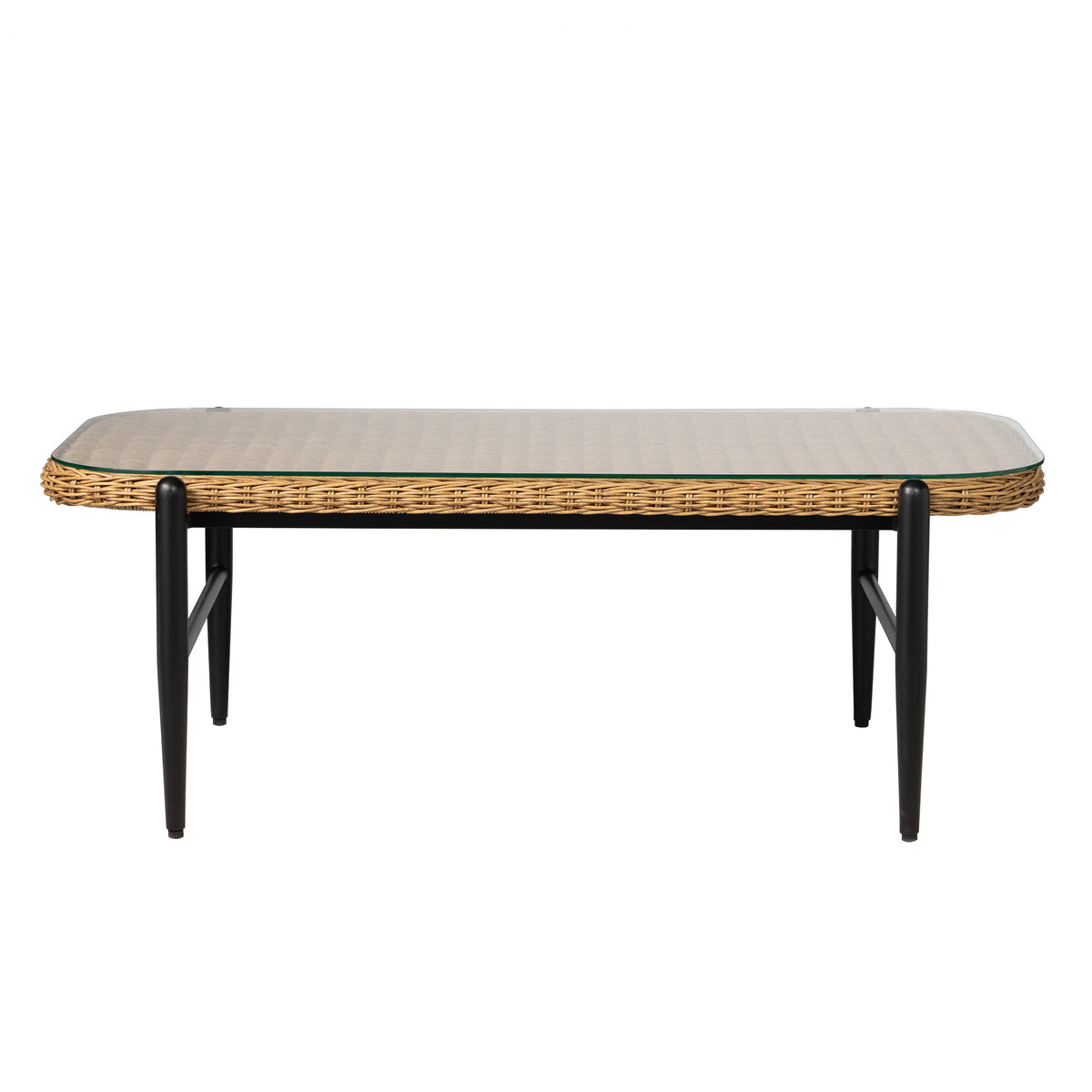 Lloyd Flanders Galloway 50" Rectangular Cocktail Table, lifestyle photo 2