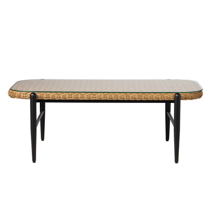 Lloyd Flanders Galloway 50" Rectangular Cocktail Table, lifestyle photo 2