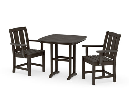 POLYWOOD Mission 3-Piece Dining Set in Vintage Coffee