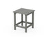 POLYWOOD Long Island 18" Side Table in Slate Grey