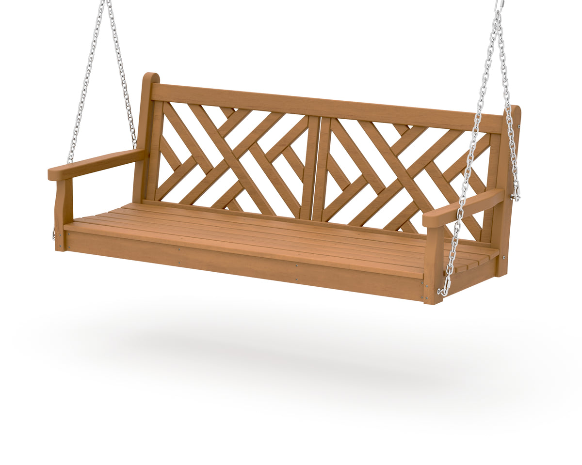 POLYWOOD Chippendale 60" Swing in Natural