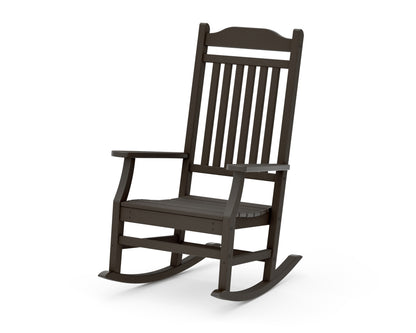 POLYWOOD Cottage Rocking Chair in Vintage Coffee