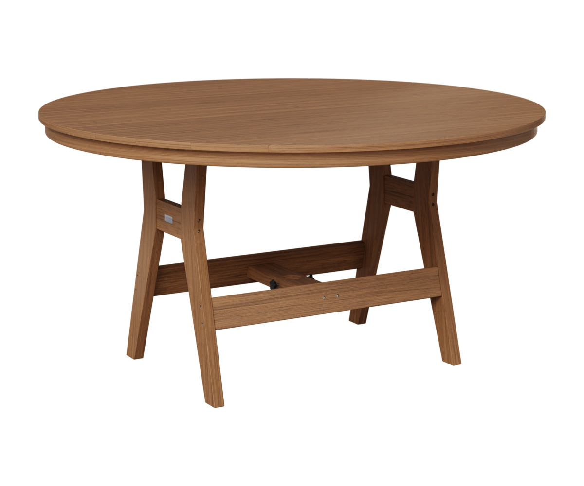 Berlin Gardens Harbor 60" Round Table in Antique Mahogany