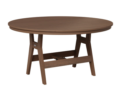 Berlin Gardens Harbor 60" Round Table in Brazilian Walnut