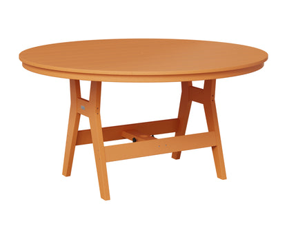 Berlin Gardens Harbor 60" Round Table in Mango Orange