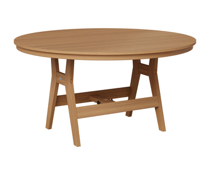 Berlin Gardens Harbor 60" Round Table in Natural Teak