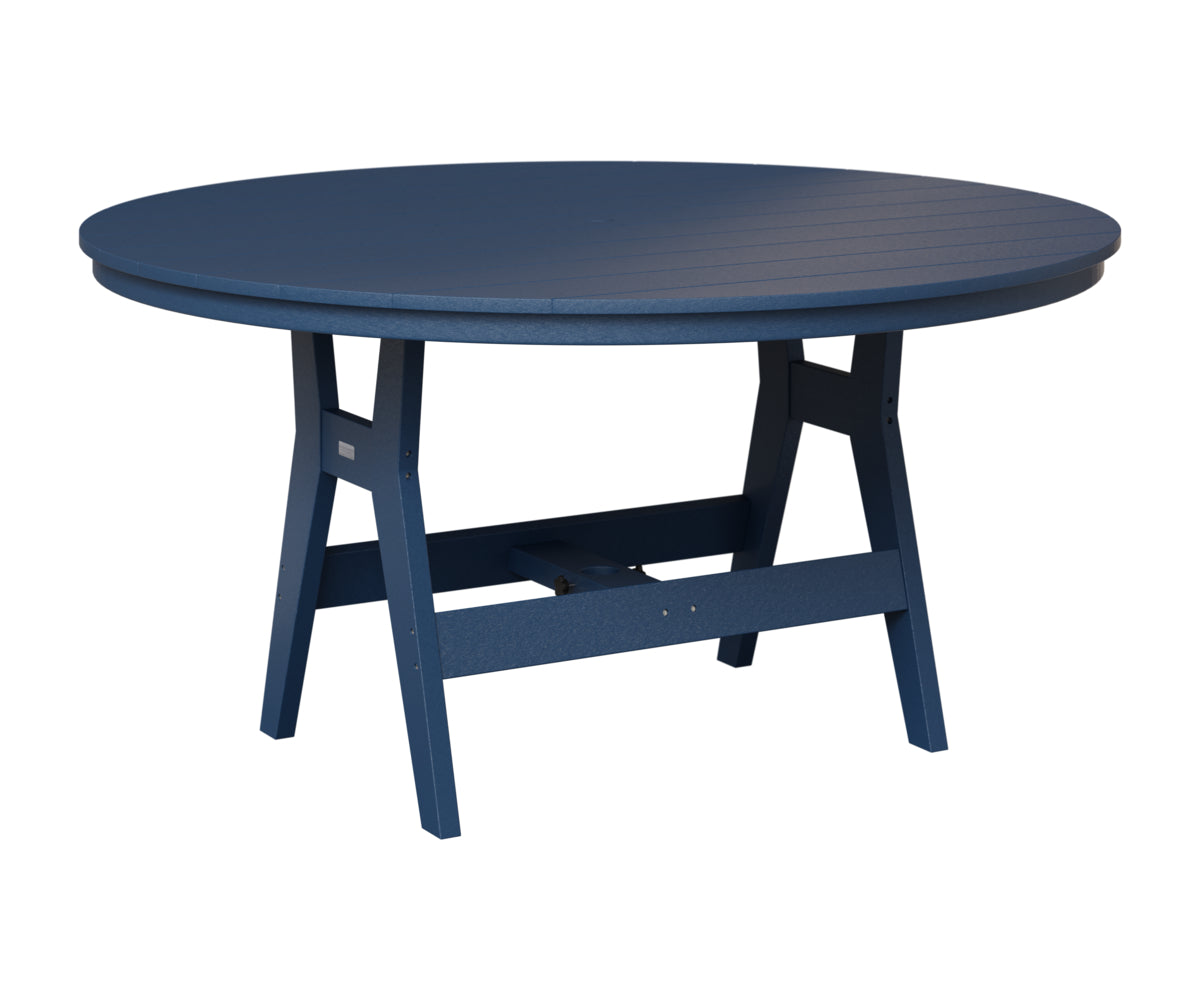 Berlin Gardens Harbor 60" Round Table in Navy Blue