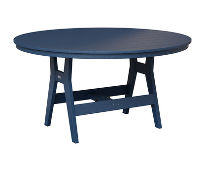 Berlin Gardens Harbor 60" Round Table in Navy Blue
