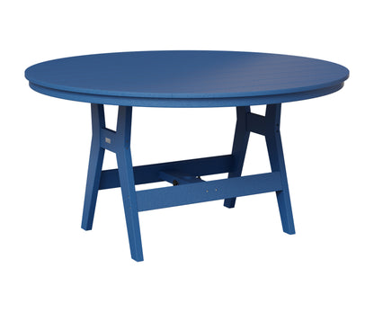 Berlin Gardens Harbor 60" Round Table in Pacific Blue