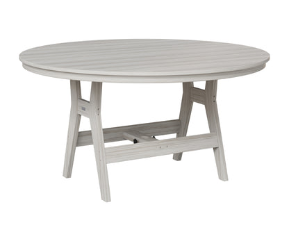 Berlin Gardens Harbor 60" Round Table in Seashell
