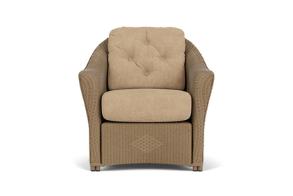 Lloyd Flanders Reflections Lounge Chair in Fawn with Hayden Sand fabric