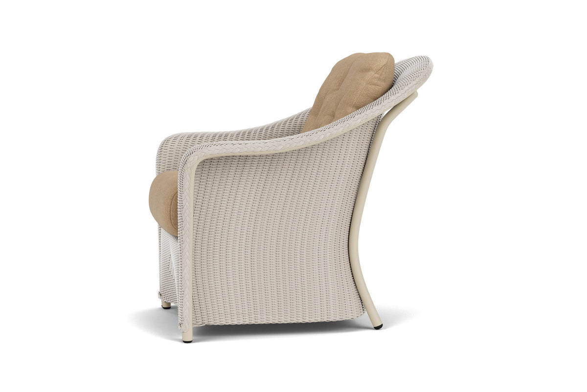 Lloyd Flanders Reflections Lounge Chair in Linen with Hayden Sand fabric, view 9