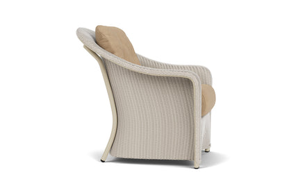 Lloyd Flanders Reflections Lounge Chair in Linen with Hayden Sand fabric, view 4