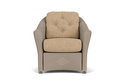 Lloyd Flanders Reflections Lounge Chair in French Beige with Hayden Sand fabric
