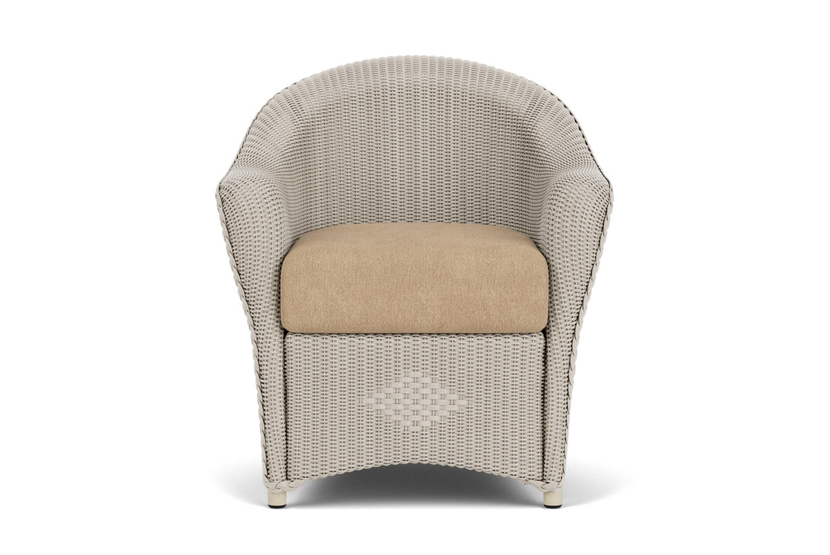 Lloyd Flanders Reflections Dining Set in Linen with Hayden Sand fabric