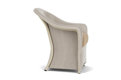 Lloyd Flanders Reflections Dining Armchair in Linen with Hayden Sand fabric, view 4