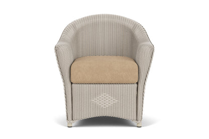 Lloyd Flanders Reflections Dining Armchair in Linen with Hayden Sand fabric