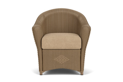 Lloyd Flanders Reflections Dining Set in Fawn with Hayden Sand fabric