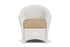Lloyd Flanders Reflections Dining Armchair in White with Hayden Sand fabric