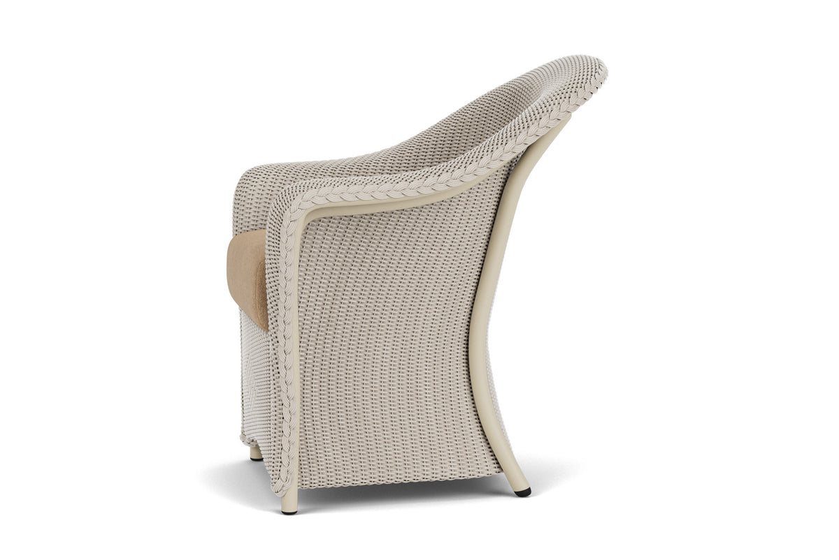 Lloyd Flanders Reflections Dining Armchair in Linen with Hayden Sand fabric, view 9