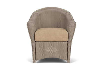 Lloyd Flanders Reflections Dining Armchair in French Beige with Hayden Sand fabric