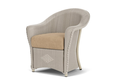 Lloyd Flanders Reflections Dining Armchair in Linen with Hayden Sand fabric, view 10