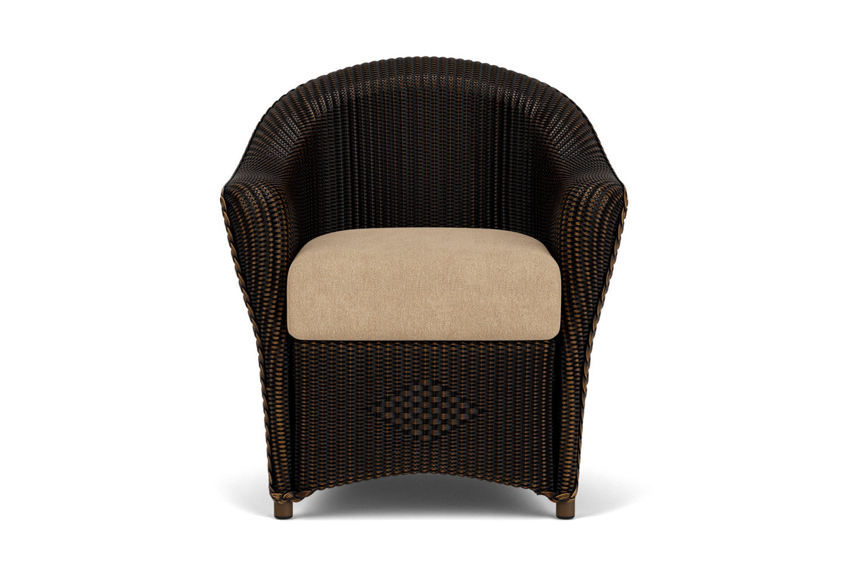 Lloyd Flanders Reflections Dining Set in Mink with Hayden Sand fabric