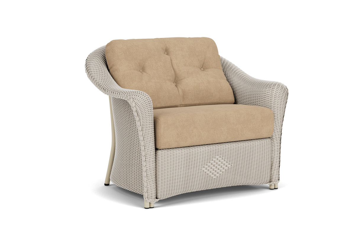 Lloyd Flanders Reflections Chair &amp; a Half in Linen with Hayden Sand fabric, view 2
