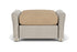 Lloyd Flanders Reflections Ottoman in Linen with Hayden Sand fabric